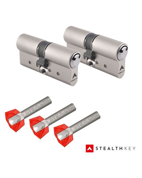 Stealth Key Schließzylinder Set | 2 Profilzylinder