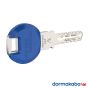 Dormakaba Expert Plus Schlüssel mit Farb-Clip - Farbe: Dunkelblau