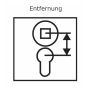 Entfernung - Bestellmaß