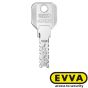 Schlüssel für EVVA 4 KS Schließzylinder mit erkennbaren Kurvenformen