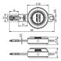 IKON Cliq Go - Nutzerschlüssel N109 - Zeichnung