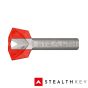 Stealth Key Schlüssel mit roter Farbkappe