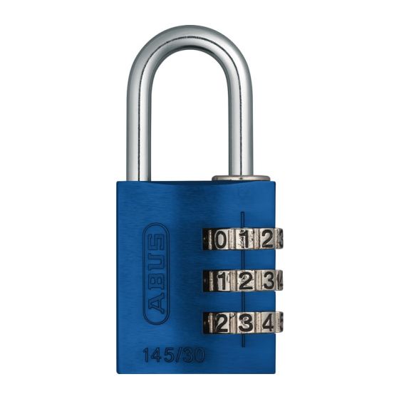 ABUS Zahlenschloss 145/30 - Blau
