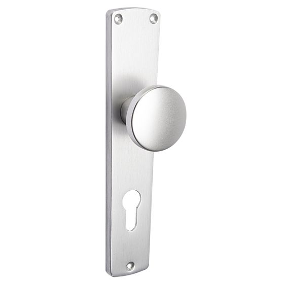 Langschild aus Aluminium 210 von Dieckmann - PZ-Ausführung mit Knauf