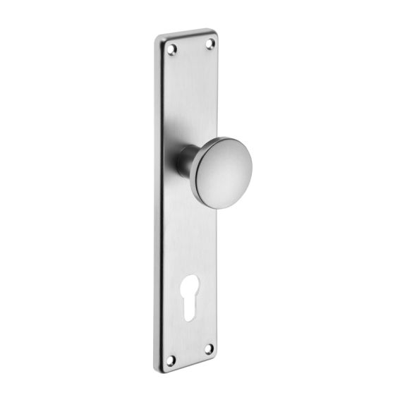 Langschild aus Aluminium 220 von Dieckmann - PZ-Ausführung mit Knauf