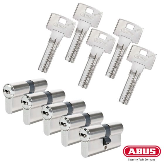 ABUS Bravus 3000 Schließzylinder Set | Bestehend aus 5 Profilzylinder