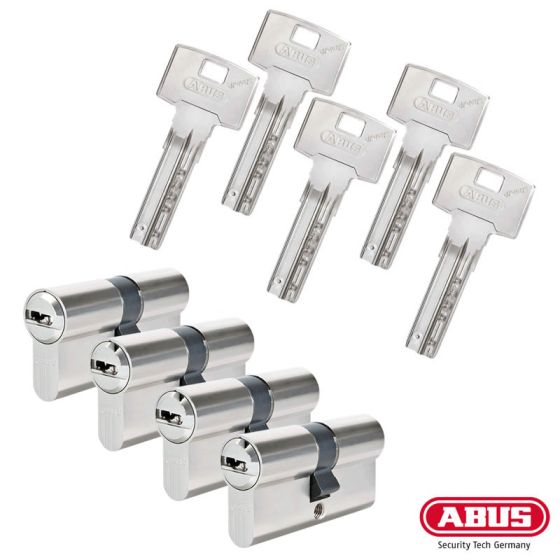 Abus Bravus Profilzylinder 4er Set gleichschließend 