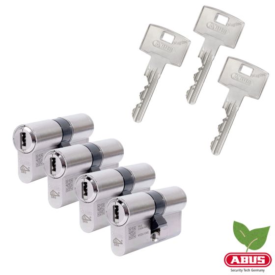 ABUS Pfaffenhain Magtec 2500 - Zylinderset - 4 Doppelzylinder