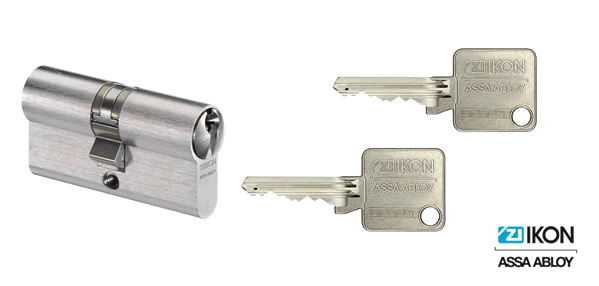 IKON SK6 - FP04 Schließzylinder und Schlüssel