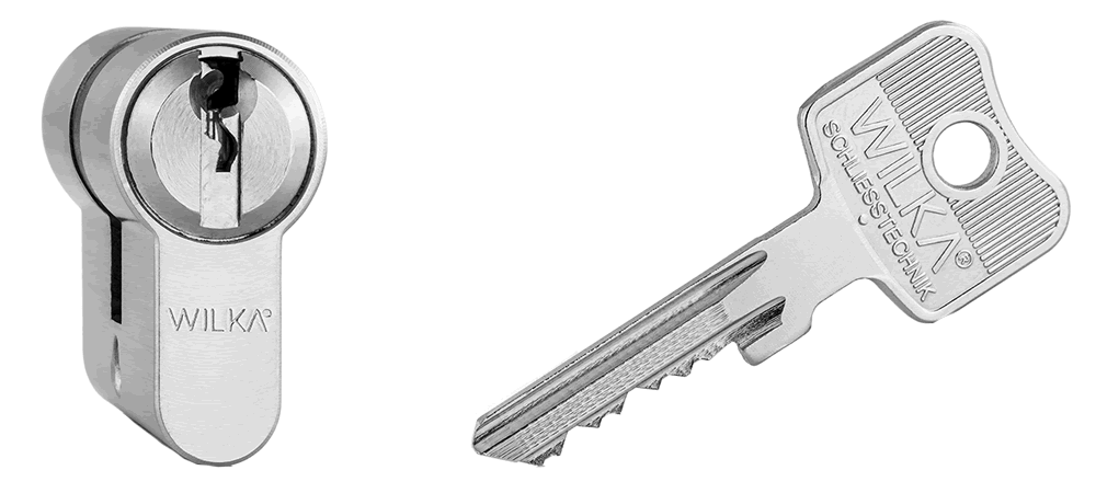 WILKA 1400 Schlüssel + Zylinder