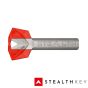 Stealth Key - Schlüssel mit roter Farbkappe