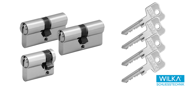 WILKA System 1400 Schließzylinder Set