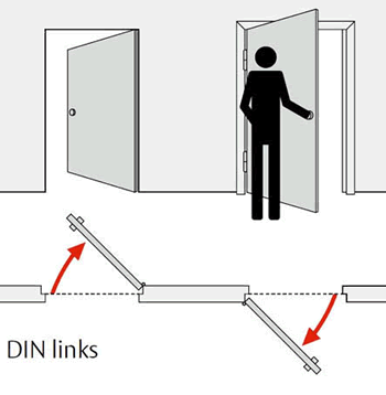 Bilder einer linken Tür